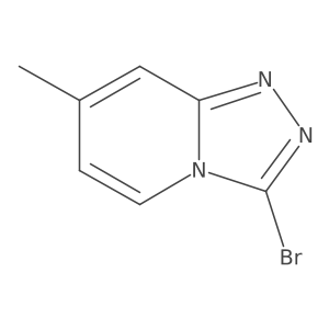 3-Bromo-7-methyl-[1,2,4]triazolo[4,3-a]pyridine Structure