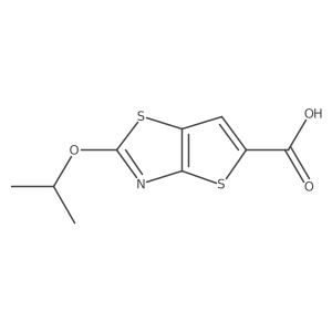 2-(Propan-2-yloxy)thieno[2,3-d][1,3]thiazole-5-carboxylic acid Structure