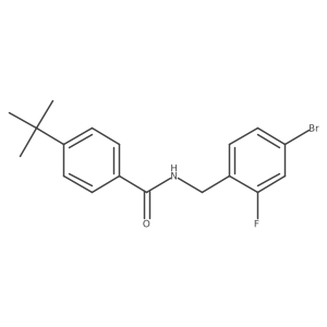 N-(4-bromo-2-fluorobenzyl)-4-tert-butylbenzamide Structure