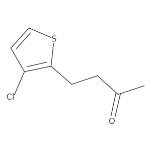 4-(3-Chlorothiophen-2-yl)butan-2-one结构式