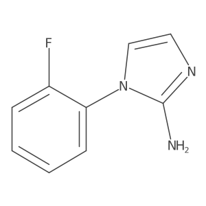 1-(2-Fluorophenyl)-1H-imidazol-2-amine Structure