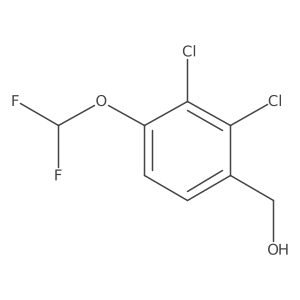 2,3-Dichloro-4-(difluoromethoxy)benzyl alcohol Structure