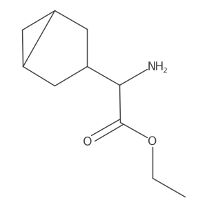 Ethyl 2-amino-2-{bicyclo[3.1.0]hexan-3-yl}acetate结构式