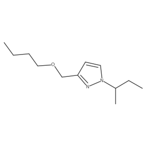 3-(butoxymethyl)-1-sec-butyl-1H-pyrazole Structure