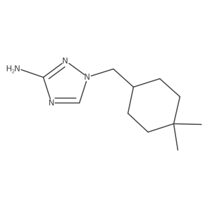 1-[(4,4-dimethylcyclohexyl)methyl]-1H-1,2,4-triazol-3-amine Structure
