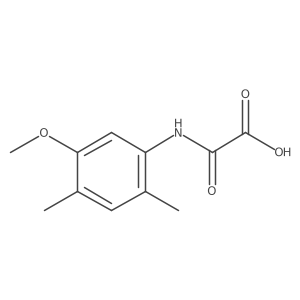 (5-Methoxy-2,4-dimethylanilino)(oxo)acetic acid结构式