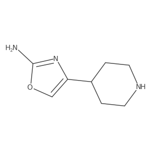 4-(Piperidin-4-yl)-1,3-oxazol-2-amine Structure