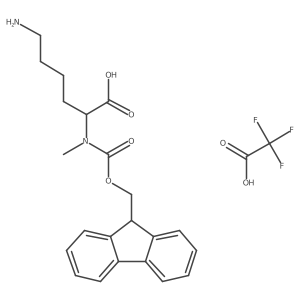 Fmoc-N(Me)Lys-OH.TFA结构式