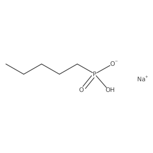 Monosodium pentylphosphonate Structure