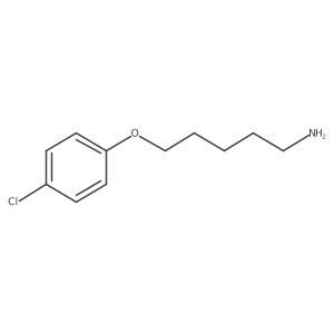 5-(4-Chlorophenoxy)pentan-1-amine结构式