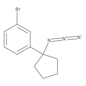 1-(1-Azidocyclopentyl)-3-bromobenzene Structure
