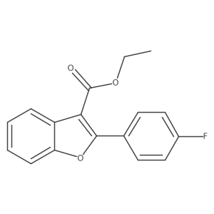 Ethyl 2-(4-Fluorophenyl)benzofuran-3-carboxylate Structure