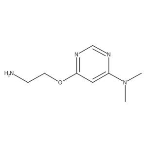 6-(2-aminoethoxy)-N,N-dimethylpyrimidin-4-amine Structure