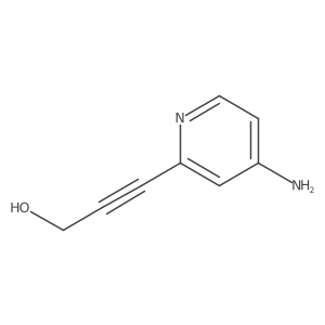 3-(4-Amino-2-pyridyl)-2-propyn-1-ol Structure