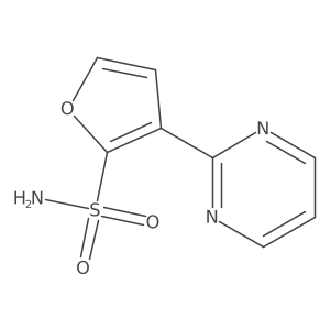 3-(Pyrimidin-2-yl)furan-2-sulfonamide Structure