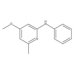 4-methoxy-6-methyl-N-phenylpyridin-2-amine Structure