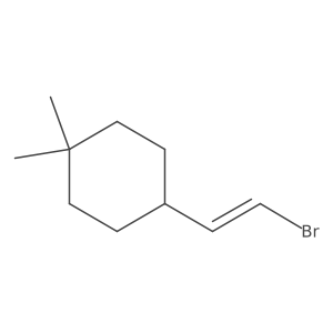 4-(2-Bromoethenyl)-1,1-dimethylcyclohexane结构式