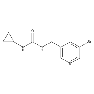 1-((5-Bromopyridin-3-yl)methyl)-3-cyclopropylurea Structure
