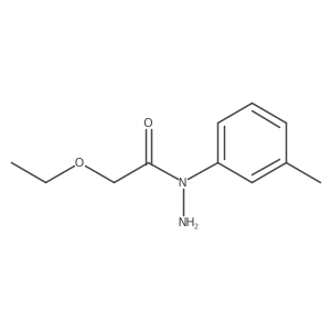 2-ethoxy-N-(3-methylphenyl)acetohydrazide结构式