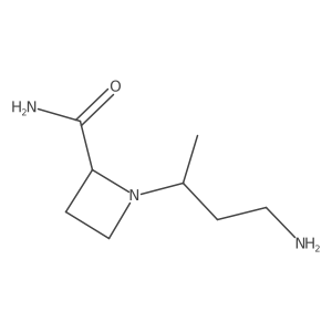 1-(4-Aminobutan-2-yl)azetidine-2-carboxamide Structure