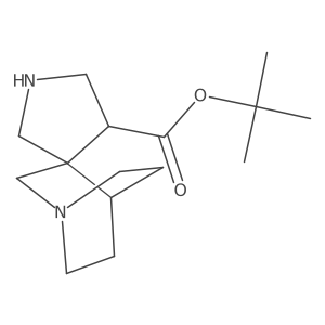 Tert-butyl 4-azaspiro[bicyclo[2.2.2]octane-2,3'-pyrrolidine]-4'-carboxylate结构式