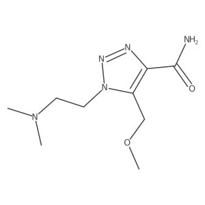 1-[2-(dimethylamino)ethyl]-5-(methoxymethyl)-1H-1,2,3-triazole-4-carboxamide Structure