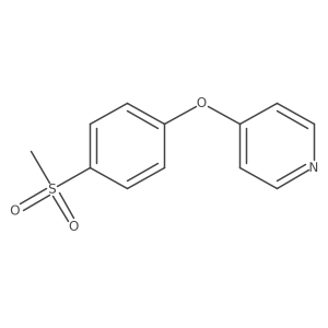 4-[4-(Methylsulfonyl)phenoxy]pyridine Structure