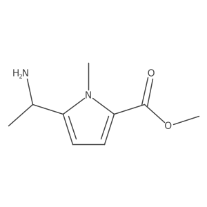 methyl 5-[(1S)-1-aminoethyl]-1-methyl-1H-pyrrole-2-carboxylate Structure