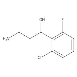 (1S)-3-amino-1-(2-chloro-6-fluorophenyl)propan-1-ol Structure