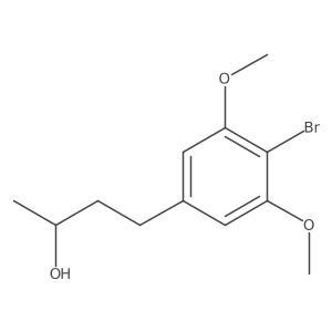 (2S)-4-(4-bromo-3,5-dimethoxyphenyl)butan-2-ol结构式