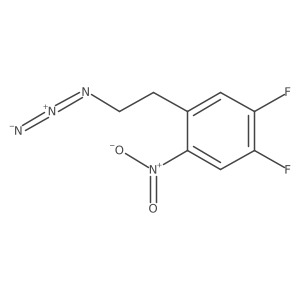 1-(2-Azidoethyl)-4,5-difluoro-2-nitrobenzene Structure