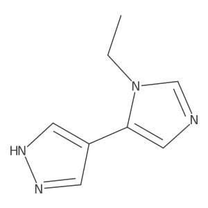 1-ethyl-5-(1H-pyrazol-4-yl)-1H-imidazole Structure