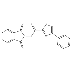 1,3-dioxo-2,3-dihydro-1H-isoindol-2-yl 4-phenyl-1,3-thiazole-2-carboxylate Structure