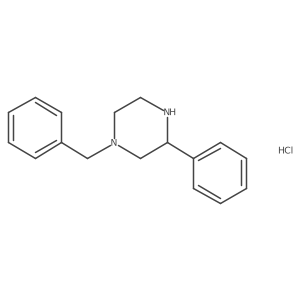 1-Benzyl-3-phenylpiperazine hydrochloride结构式