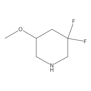 (5R)-3,3-difluoro-5-methoxypiperidine Structure