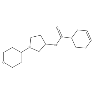 N-[1-(Oxan-4-yl)pyrrolidin-3-yl]cyclohex-3-ene-1-carboxamide Structure