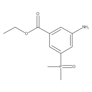 Ethyl 3-amino-5-(dimethylphosphoryl)benzoate Structure