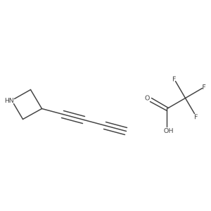 3-(Buta-1,3-diyn-1-yl)azetidine,trifluoroaceticacid结构式