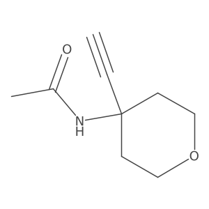 N-(4-ethynyloxan-4-yl)acetamide Structure