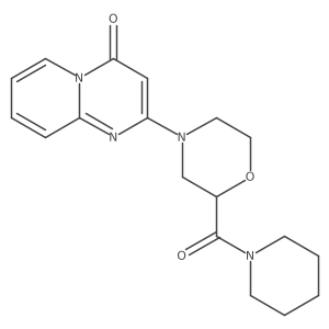 2-[2-(piperidine-1-carbonyl)morpholin-4-yl]-4H-pyrido[1,2-a]pyrimidin-4-one Structure