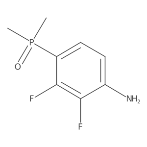 (4-Amino-2,3-difluorophenyl)dimethylphosphine oxide Structure