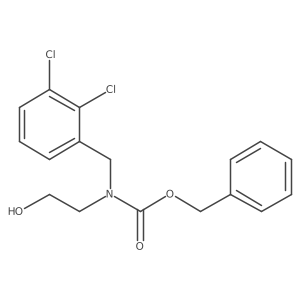 benzyl N-[(2,3-dichlorophenyl)methyl]-N-(2-hydroxyethyl)carbamate Structure
