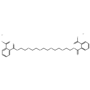 Dipotassium;2-[2-[2-[2-[2-[2-(2-carboxylatobenzoyl)oxyethoxy]ethoxy]ethoxy]ethoxy]ethoxycarbonyl]benzoate结构式