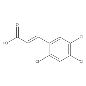 (E)-3-(2,4,5-Trichlorophenyl)acrylic acid Structure