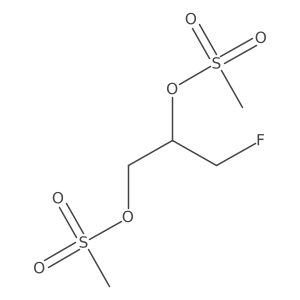 (3-Fluoro-2-methylsulfonyloxypropyl) methanesulfonate结构式