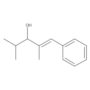 (1E,3R)-2,4-Dimethyl-1-phenyl-1-penten-3-ol Structure