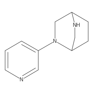 2-(3-Pyridinyl)-2,5-diazabicyclo[2.2.2]octane Structure