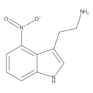 2-(4-nitro-1H-indol-3-yl)ethanamine结构式