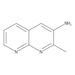 2-Methyl-1,8-naphthyridin-3-amine结构式
