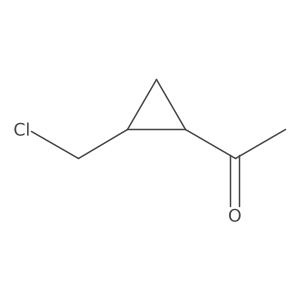 1-[2-(Chloromethyl)cyclopropyl]ethanone Structure